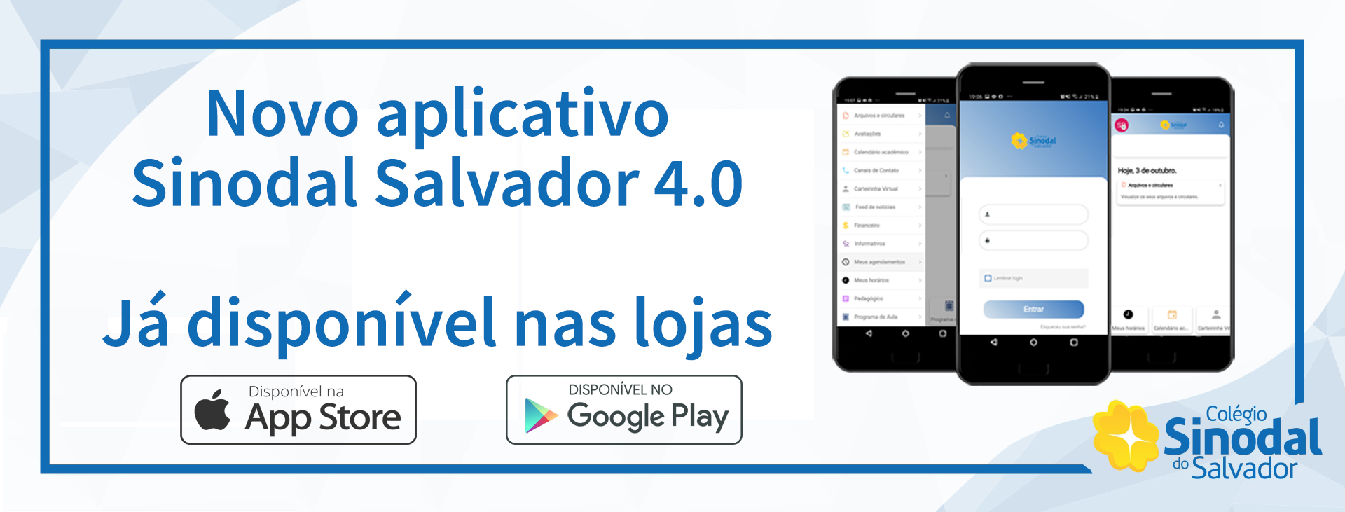 Novo aplicativo Sinodal Salvador 4.0